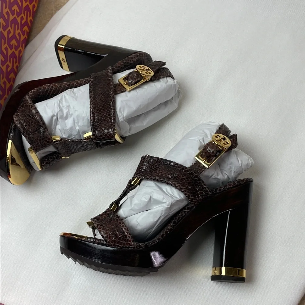 Tory Burch elegant snakeskin